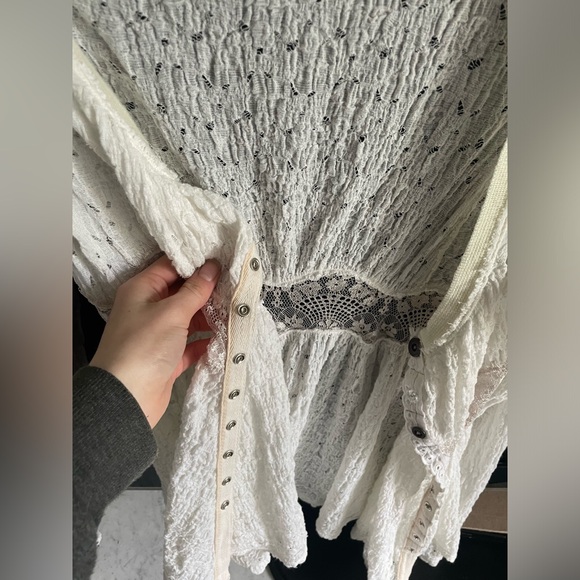 Free people lace button up top - Picture 8 of 8